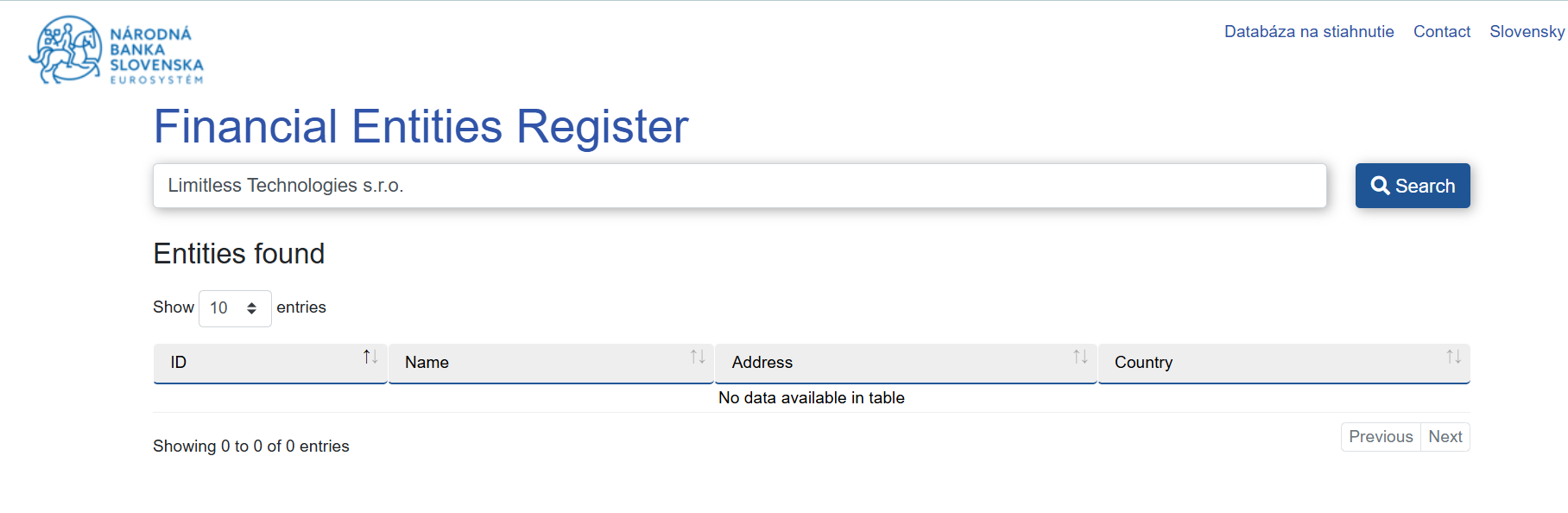 national bank register