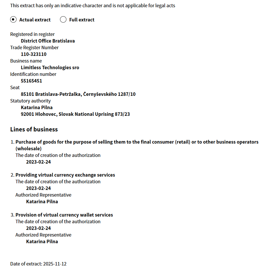 trade register
