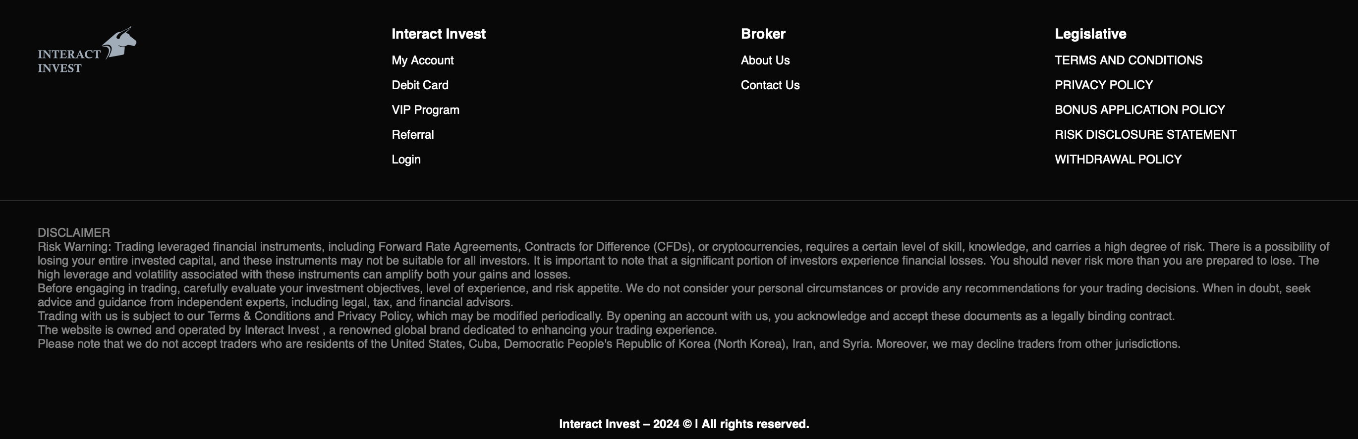 Interac Invest - license
